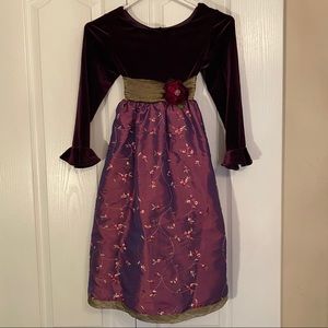 Girls Long Sleeve Formal Dress